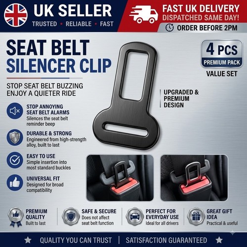 Car seat belt clip - belt, buckle