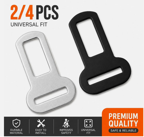 Car seat belt - belt, clip