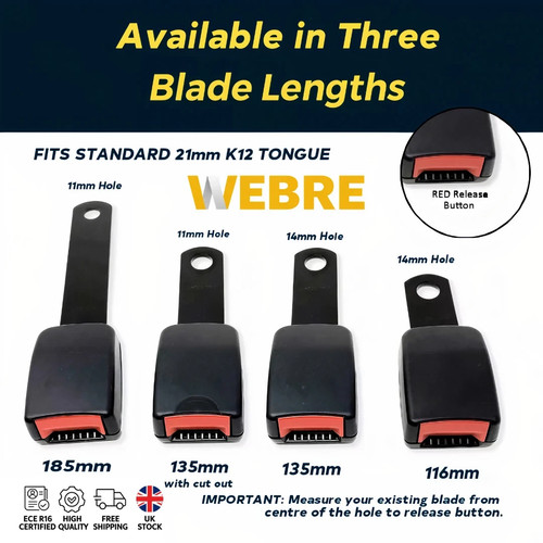 Universal coach seat belt - universal,