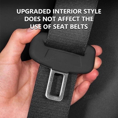 Blalion 2pcs seat belt buckle - seat,