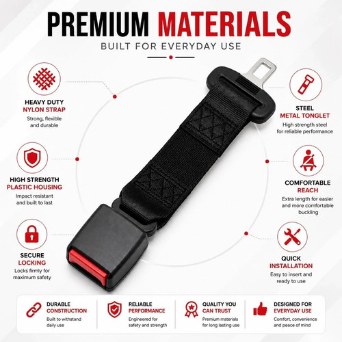 2pc universal car seat belt - universal,
