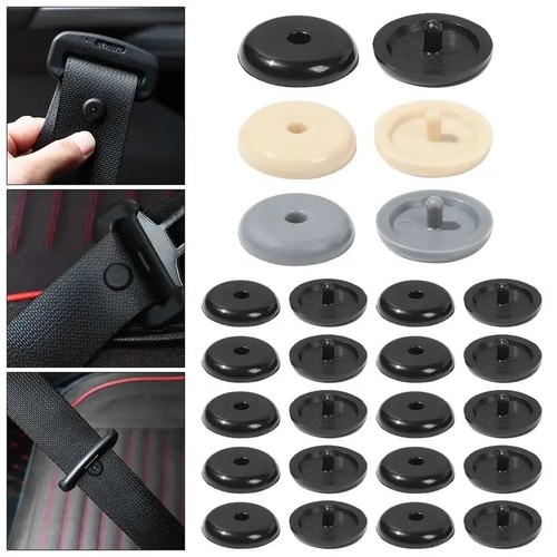 Car seat belt stopper - seat, button
